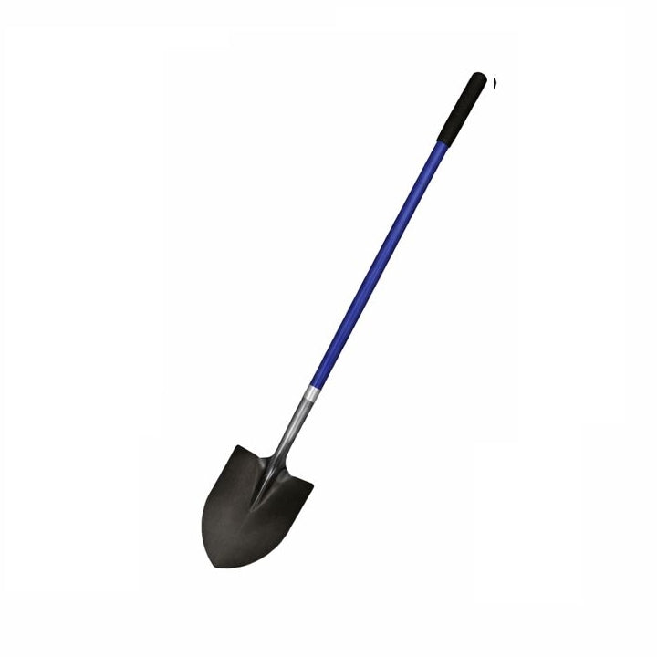 Round Point Shovel, 48″ Yellow Fiberglass Handle