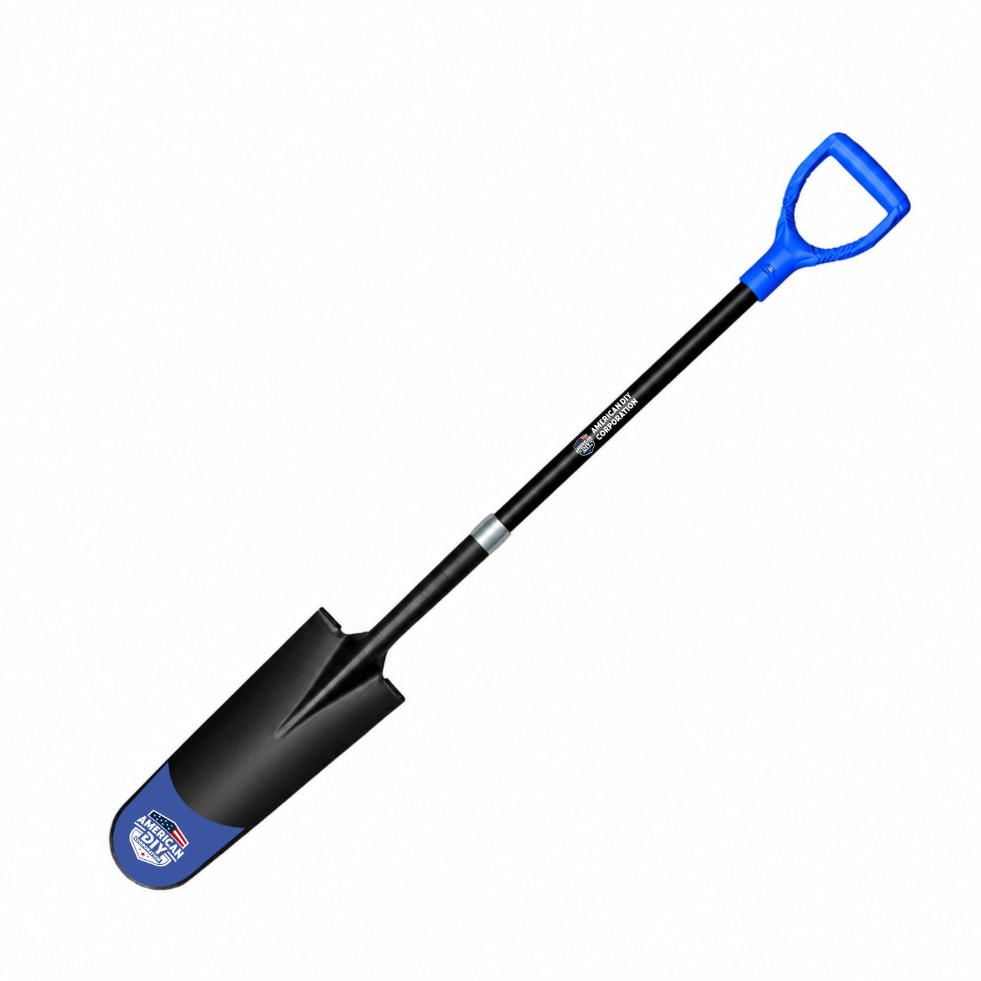 Drain Spade, 30" Yellow D-Grip Fiberglass Handle